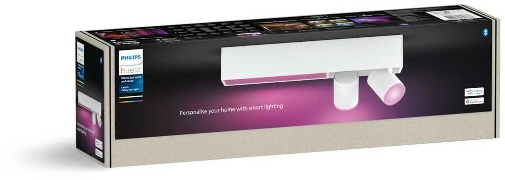 Nezatříděno Philips Hue Baltas & Color Ambiance Centris lubinis šviestuvas baltas • 2 taškų