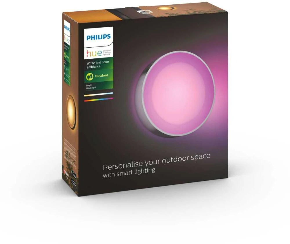 Philips Hue Sieninis lauko šviestuvas Daylo