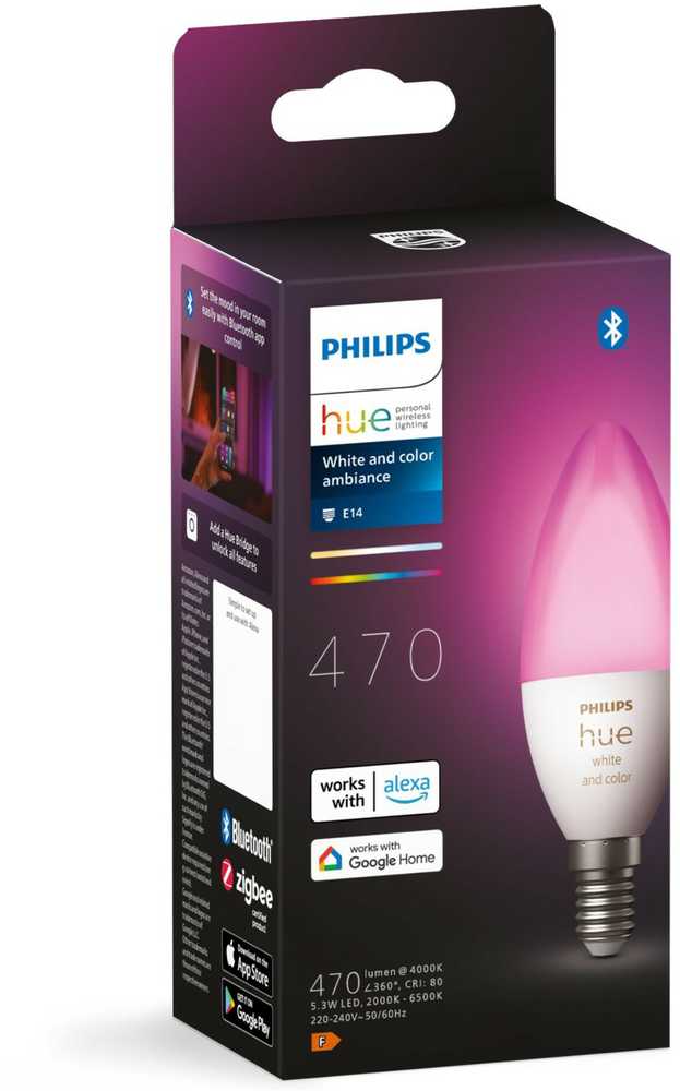 Philips Hue E14 5,3W RGBW žvakė