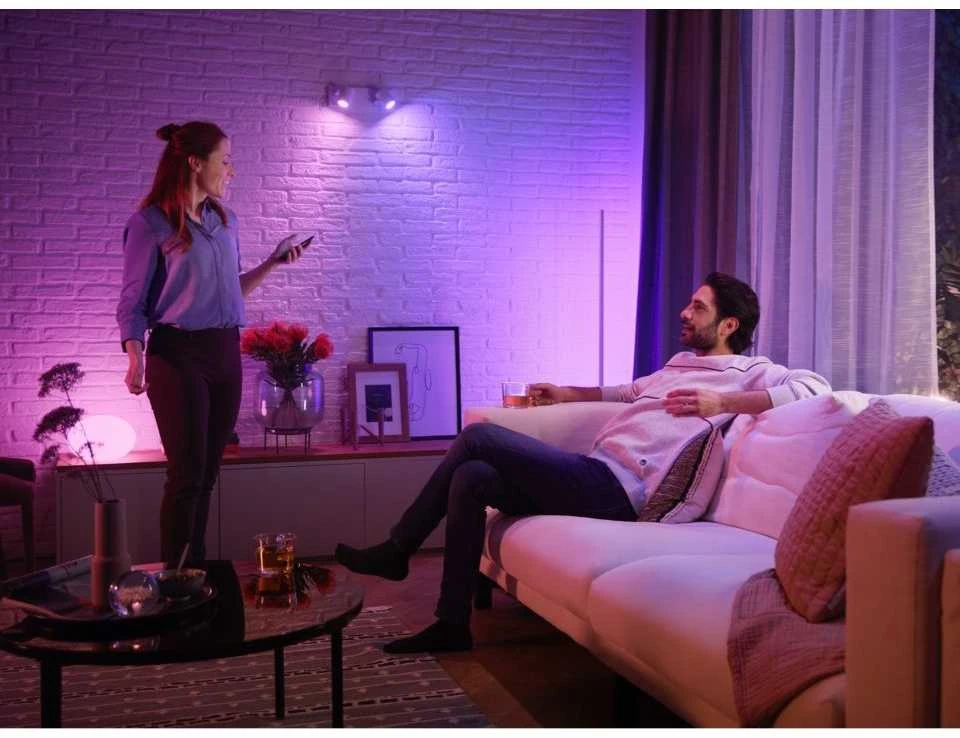 Philips Hue Smart Spotlight | GU10 | 4,2 W | Baltas ir spalvota šviesa