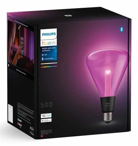 „Philips Hue WCA Lightguide Triangle“ | E27 | 6,8 W | Baltas ir spalvota šviesa