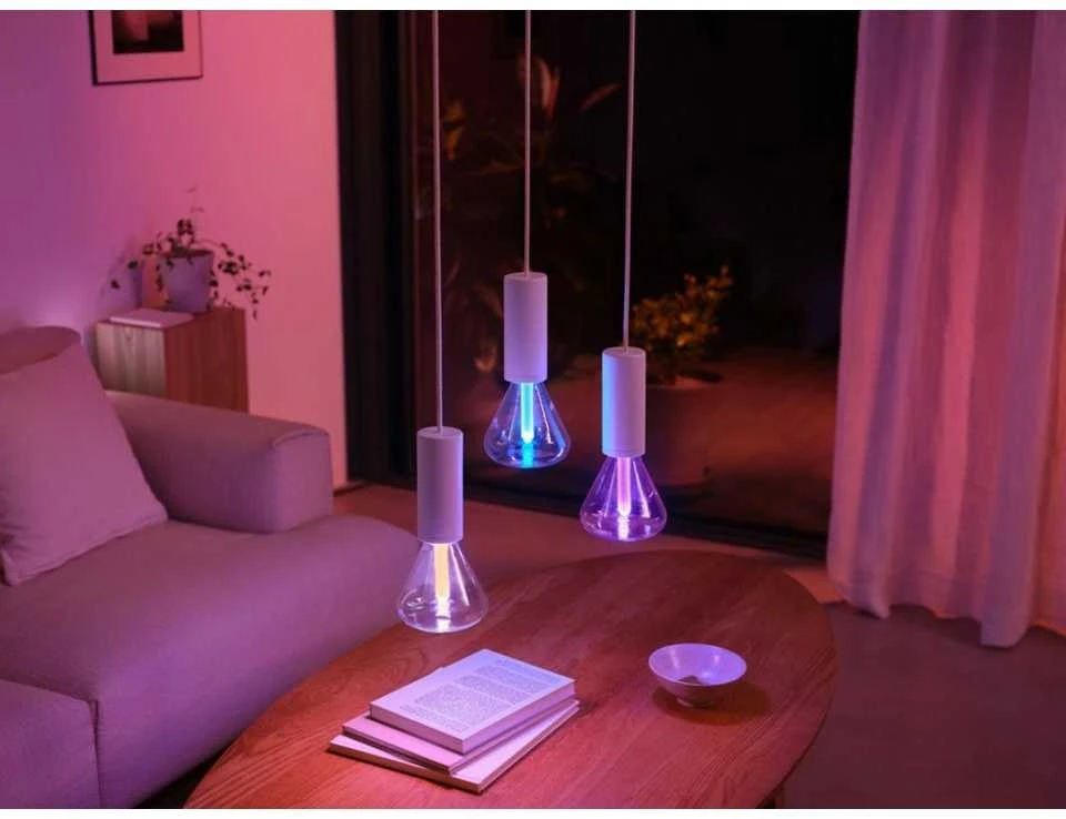 „Philips Hue WCA Lightguide Triangle“ | E27 | 6,8 W | Baltas ir spalvota šviesa