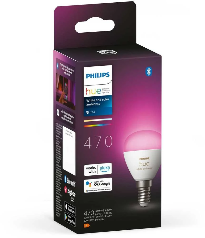 Philips Hue Baltas & Color Ambiance Luster 1er