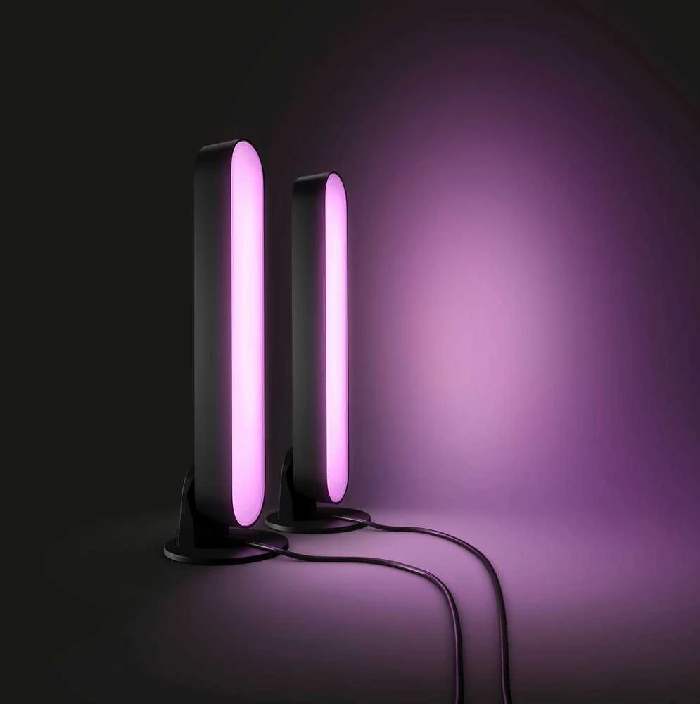 Philips Hue Dviejų šviestuvų juostų Play komplektas (Balta ir spalvota)