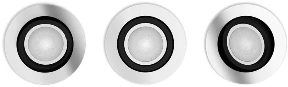 Philips Hue Baltas&Col. Amb.Centura Einbausp 3flg alum 3x4.2W