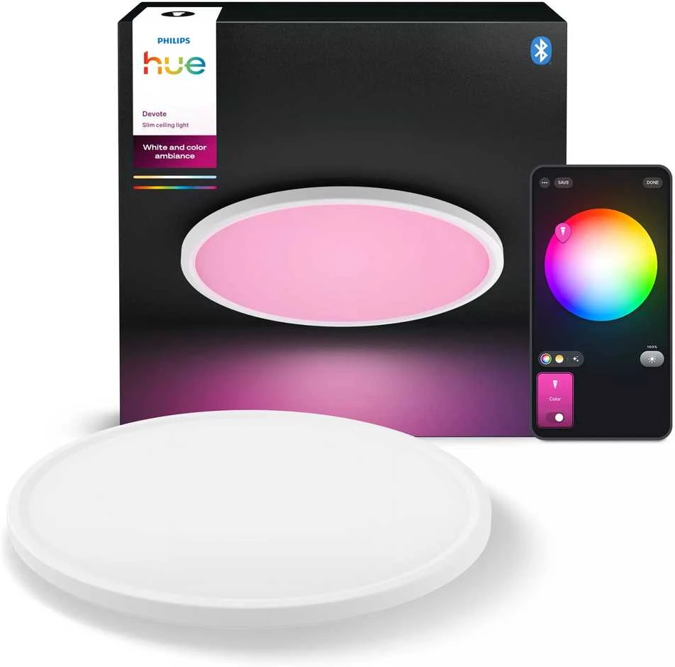 Philips Hue Devote smarte Deckenleuchte rund 43cm