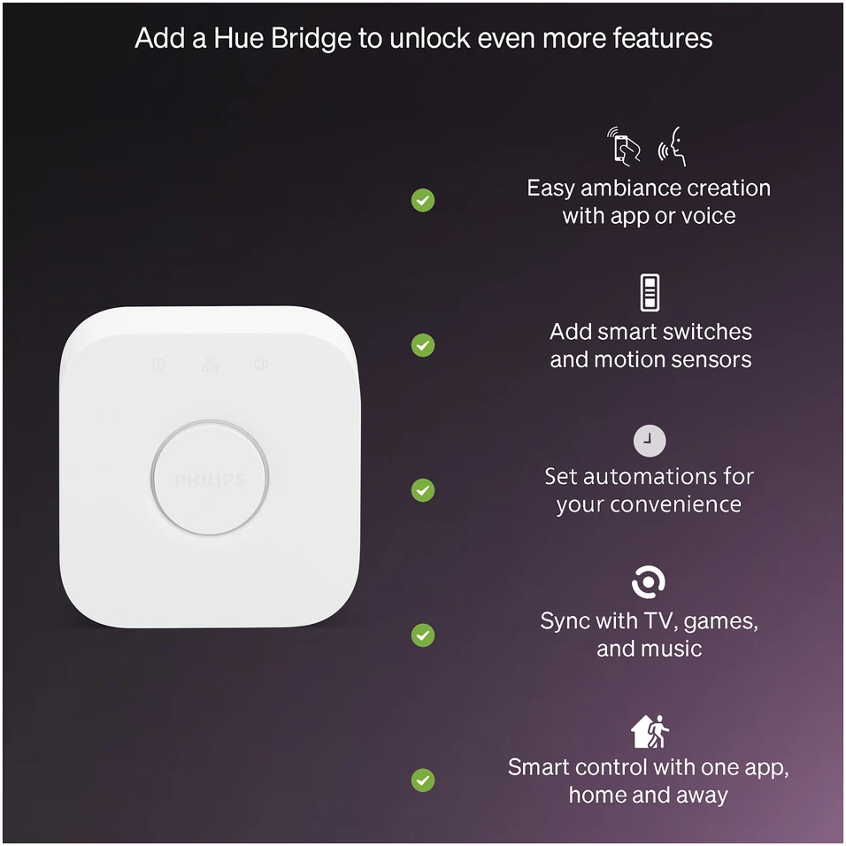„Philips Hue Essential“ GU10 išmanusis prožektorius 4,7 W - 3 vnt.