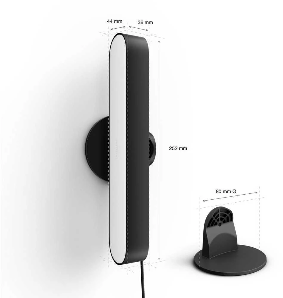 Philips Hue Šviestuvų juostos Play ilginamosios sekcijos komplektas (Baltas ir spalvotas)