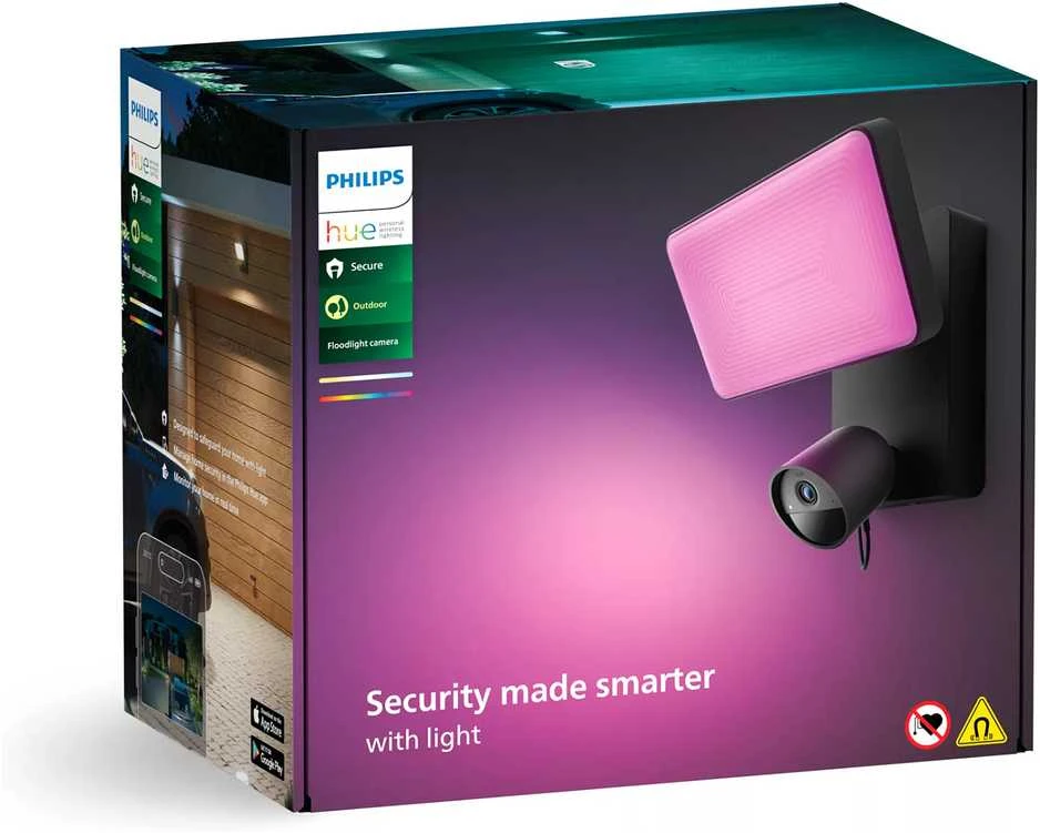 „Philips Hue“ saugus prožektorius su fotoaparatu, 2250 lm, 1080p