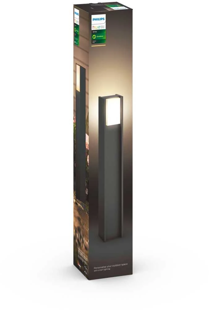 Philips Hue Stulpinis lauko šviestuvas Turaco (Baltos šviesos)