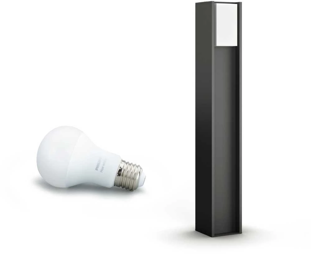 Philips Hue Stulpinis lauko šviestuvas Turaco (Baltos šviesos)