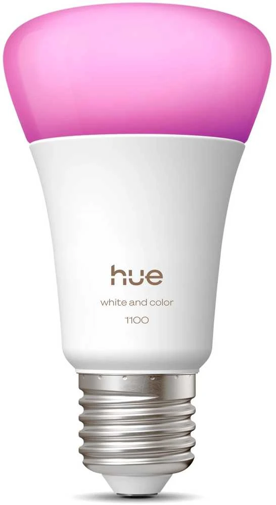 „Philips Hue WCA 1100 A60 1P EU“ | E27 | 8,1 W | Baltos ir spalvotos šviesos | „Bluetooth“ ir „Zigbee“