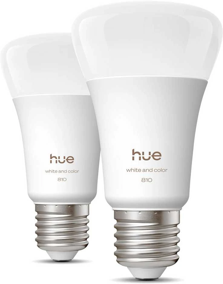 „Philips Hue Baltas“ ir „Color Ambiance“ išmanioji lemputė A60 E27 - 810 | 2 vnt.