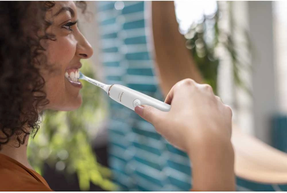 Elektriniai dantų šepetėliai Philips Sonicare DiamondClean 9000, HX9914/57, 2 vnt. (juodas ir baltas)