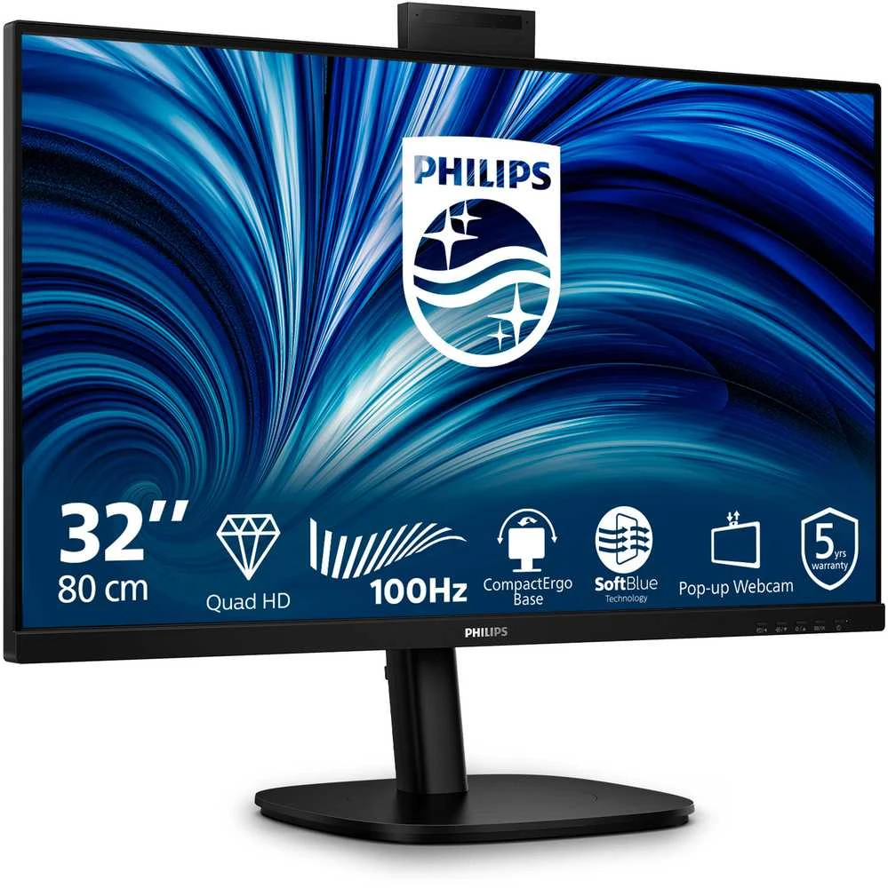 Monitorius „Philips 32B2U3601H/00“ – 100 Hz | QHD | IPS | 31,5 colio