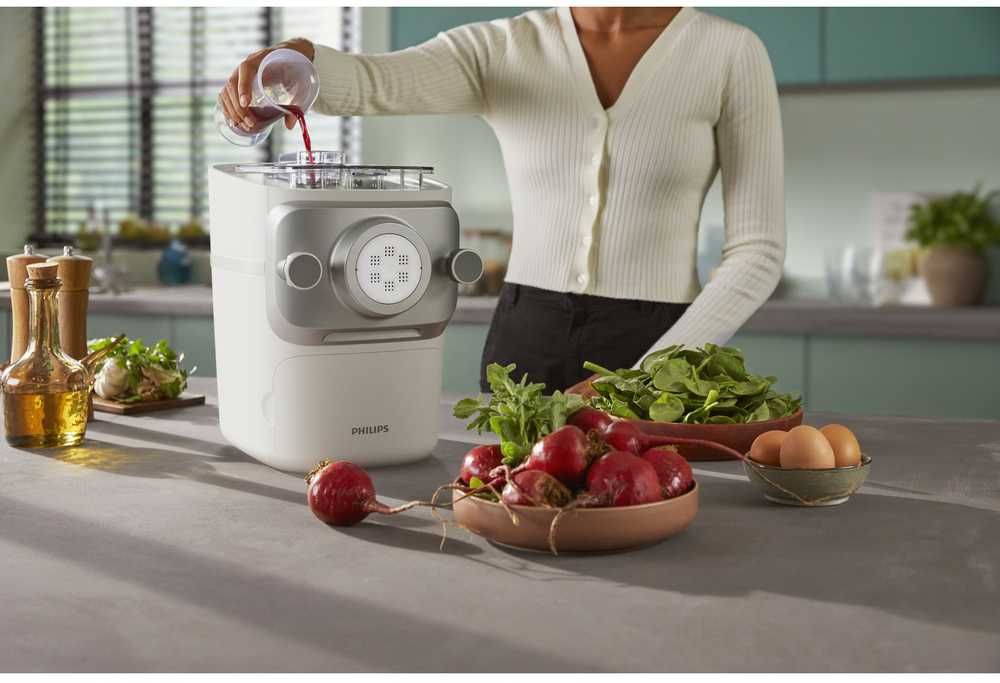Virtuvinis kombainas Philips makaronų gaminimo aparatas su ProExtrude technologija, 6 formavimo diskai HR2660/00