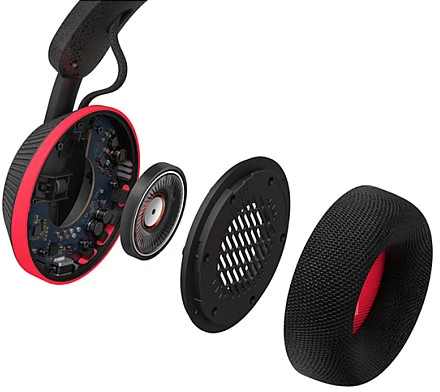 Philips TAA6219BK/00 Ausinės BT juodas/raudona