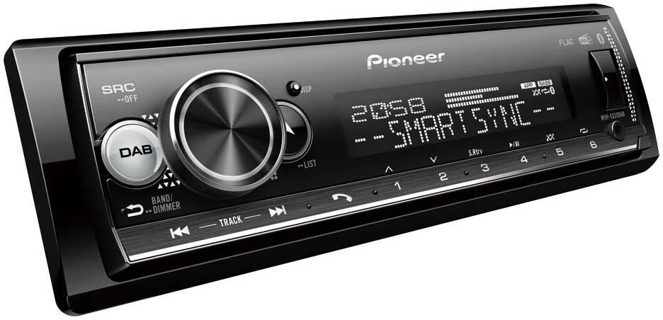 Pioneer MVH-S520DAB skaitmeninis grotuvas su DAB valdymo ratuku