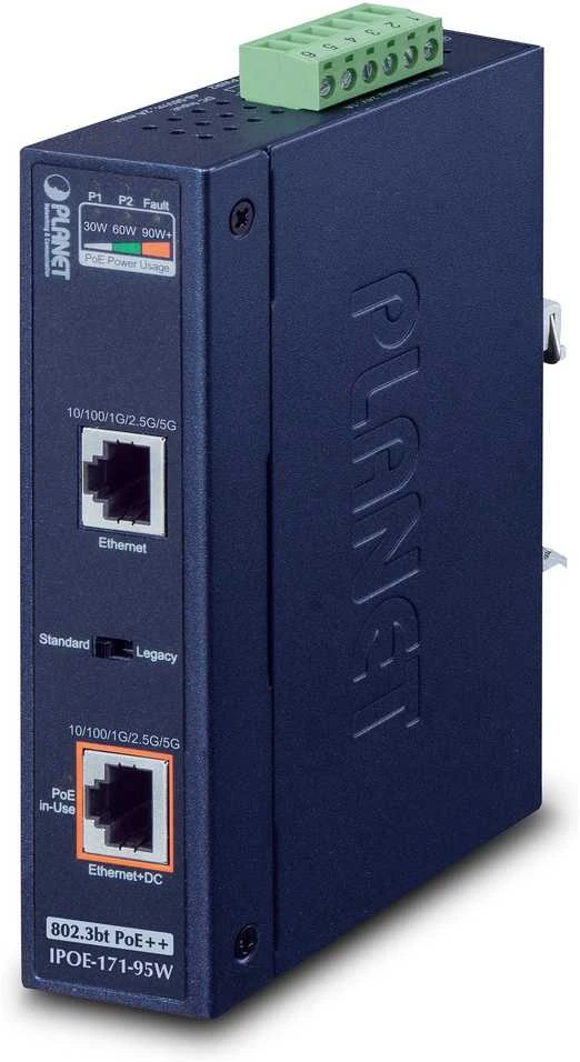 Šakotuvas Switch Planet IPOE-171-95W IP30 Przemysłowy Jednoportowy