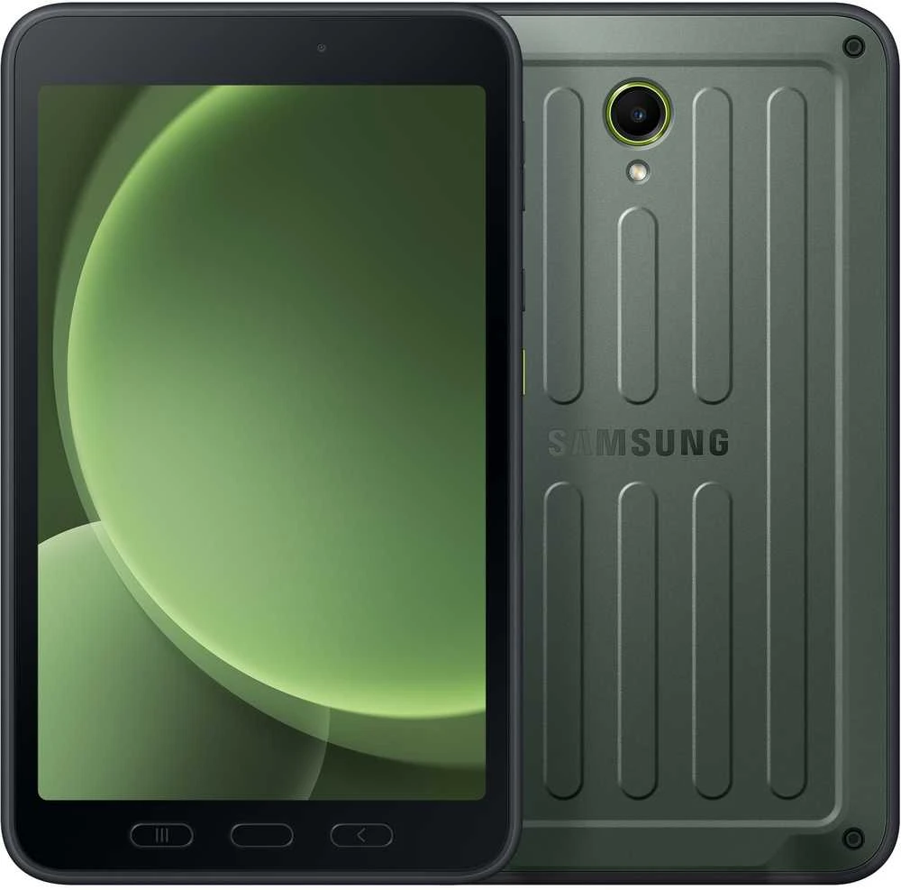 Samsung GALAXY Tab Active5 EE 8" WIFI 128GB juodas/žalias Android 14.0 Planšetė