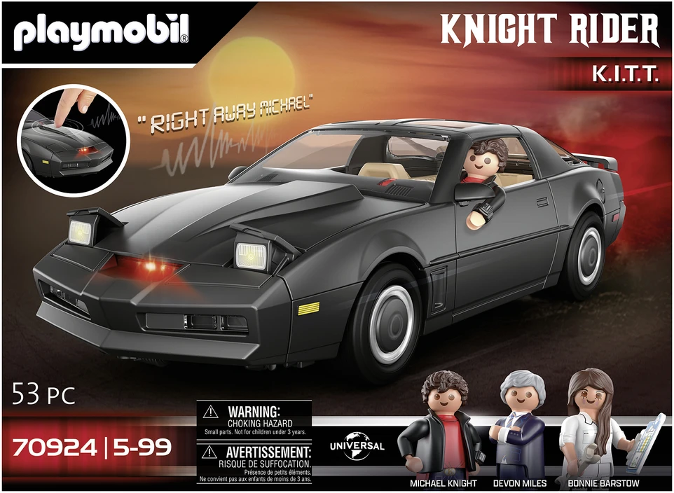 70924 PLAYMOBIL® Kitt, Riteris ir Fantastiškasis automobilis
