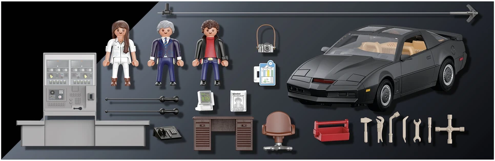 70924 PLAYMOBIL® Kitt, Riteris ir Fantastiškasis automobilis