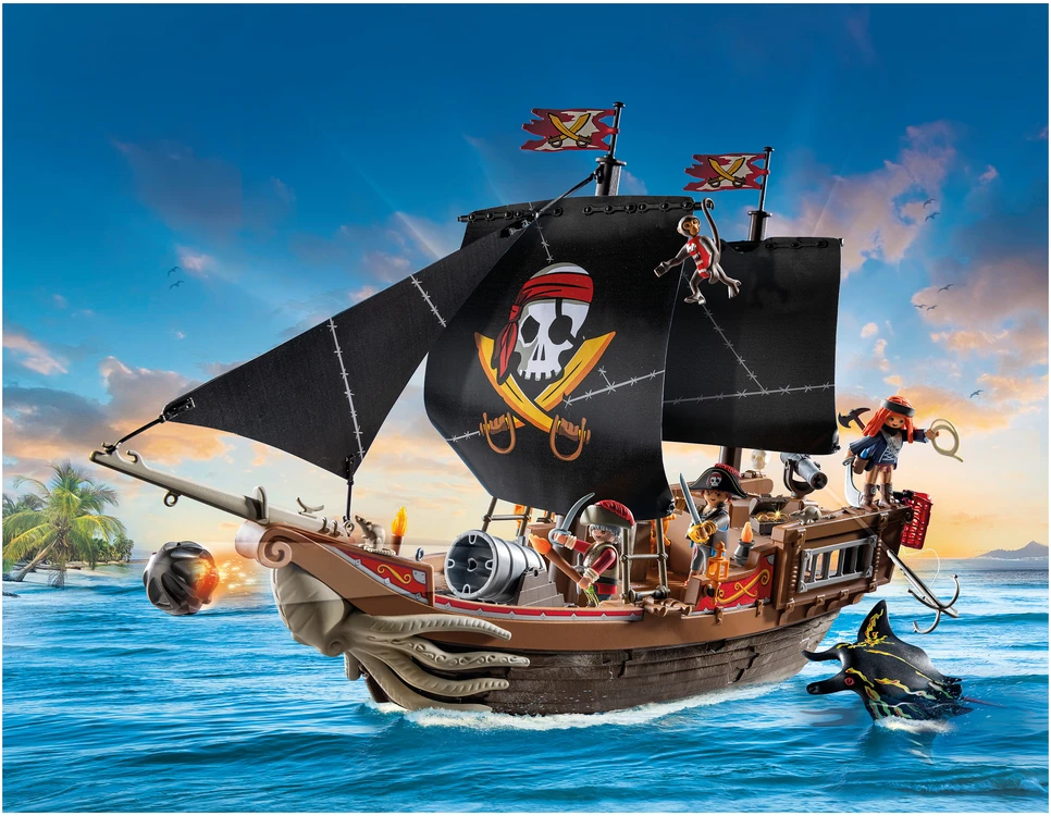 71530 PLAYMOBIL® Pirates, piratų laivas