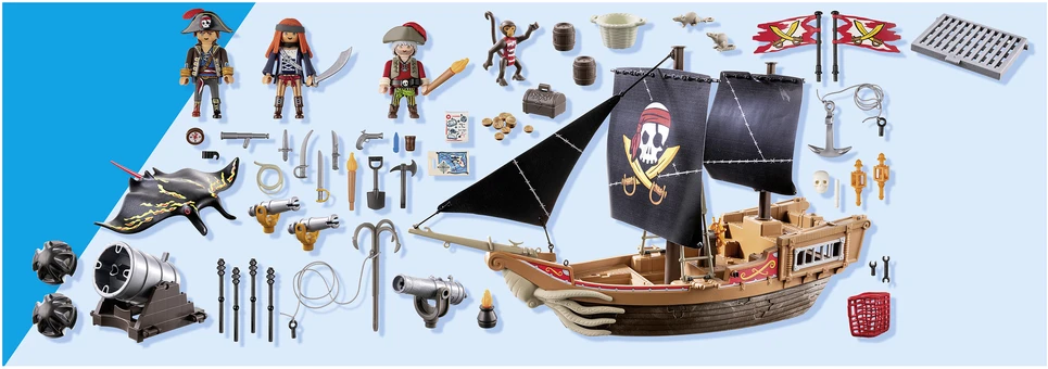 71530 PLAYMOBIL® Pirates, piratų laivas