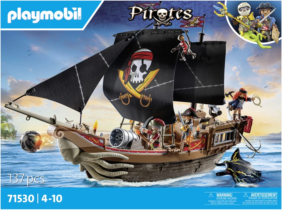 71530 PLAYMOBIL® Pirates, piratų laivas