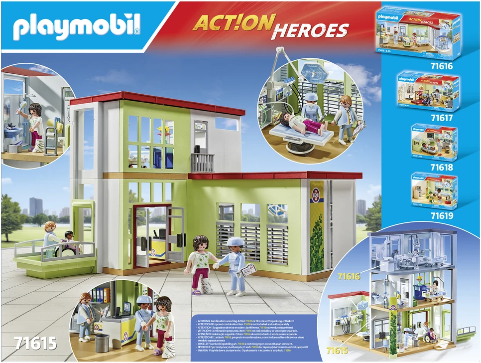 Playmobil Rescue 71615 Šiuolaikinė ligoninė