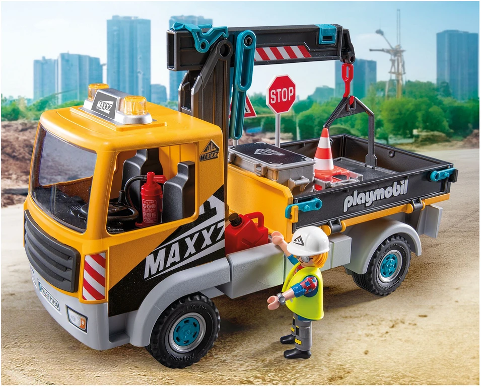 Playmobil Action Heroes 71750 Nuskendusi statybvietė su kranu