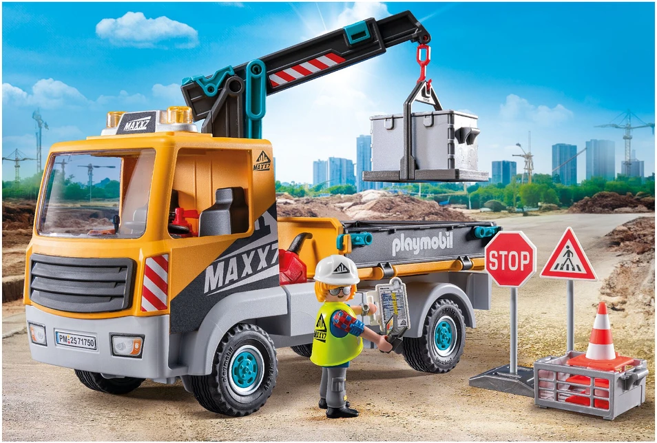 Playmobil Action Heroes 71750 Nuskendusi statybvietė su kranu