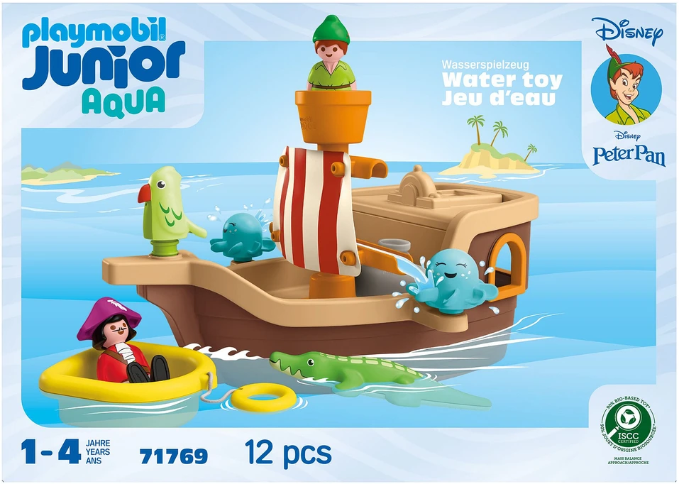 „Playmobil Junior Disney 71769“ Piterio Peno piratų laivas