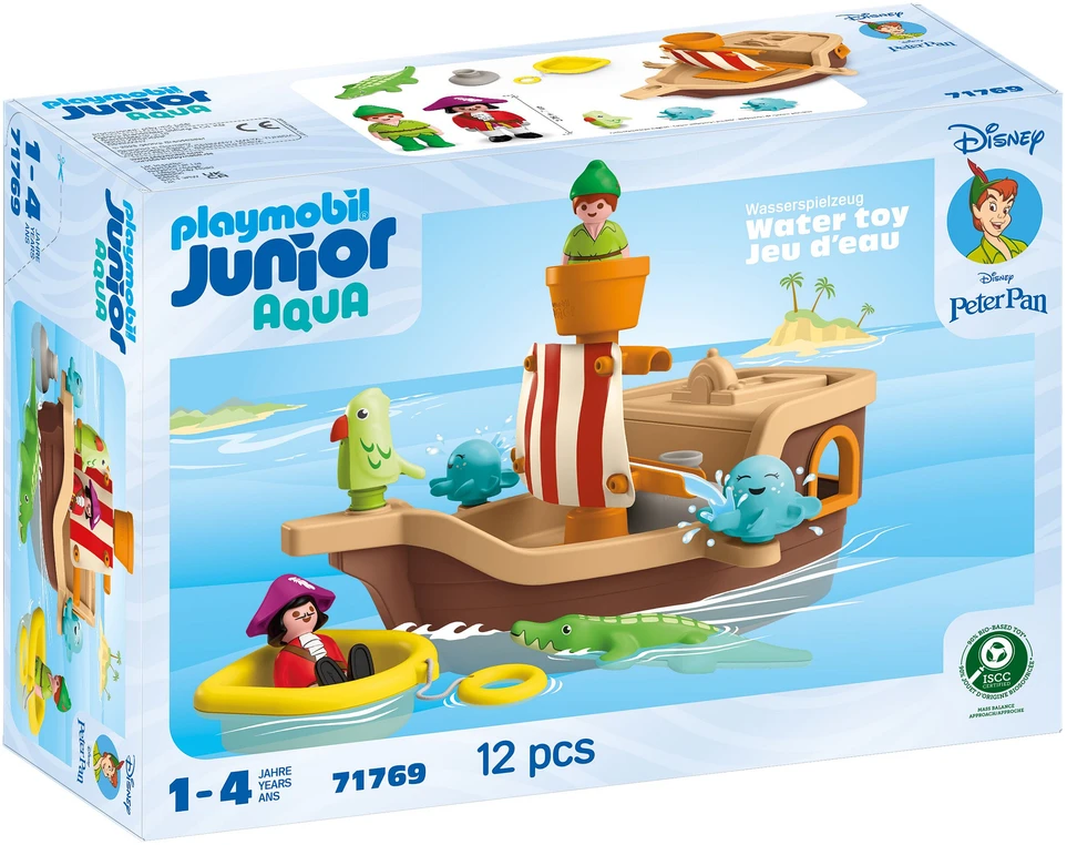„Playmobil Junior Disney 71769“ Piterio Peno piratų laivas