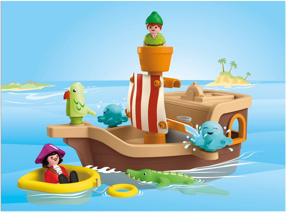 „Playmobil Junior Disney 71769“ Piterio Peno piratų laivas