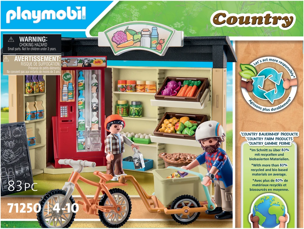 PLAYMOBIL 24 valandas veikianti ūkio parduotuvė 71250