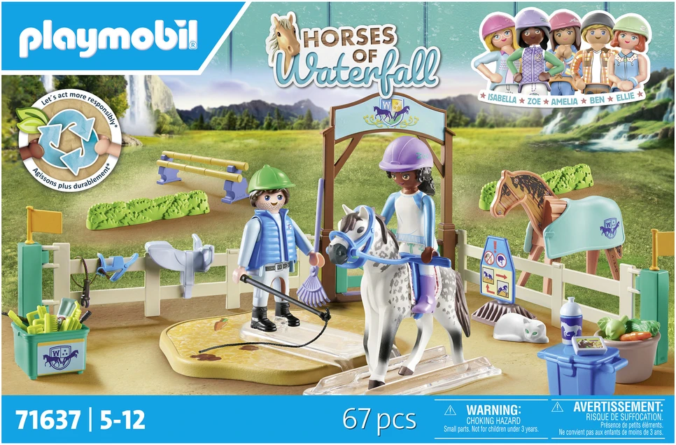 Playmobil Horses of Waterfall 71637 Šiuolaikinė jojimo arena