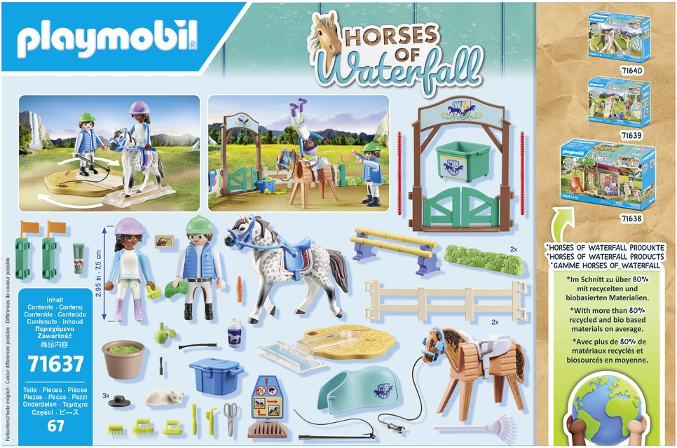 Playmobil Horses of Waterfall 71637 Šiuolaikinė jojimo arena