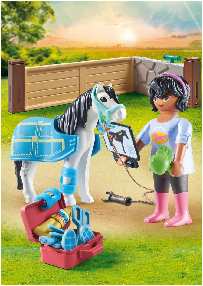PLAYMOBIL HORSES OF WATERFALL Žirgų terapeutas 71497
