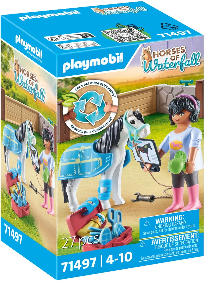 PLAYMOBIL HORSES OF WATERFALL Žirgų terapeutas 71497