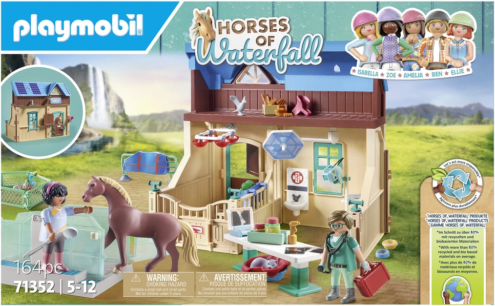 PLAYMOBIL WORLD OF HORSES Jojimo terapija ir veterinaro apžiūra 71352