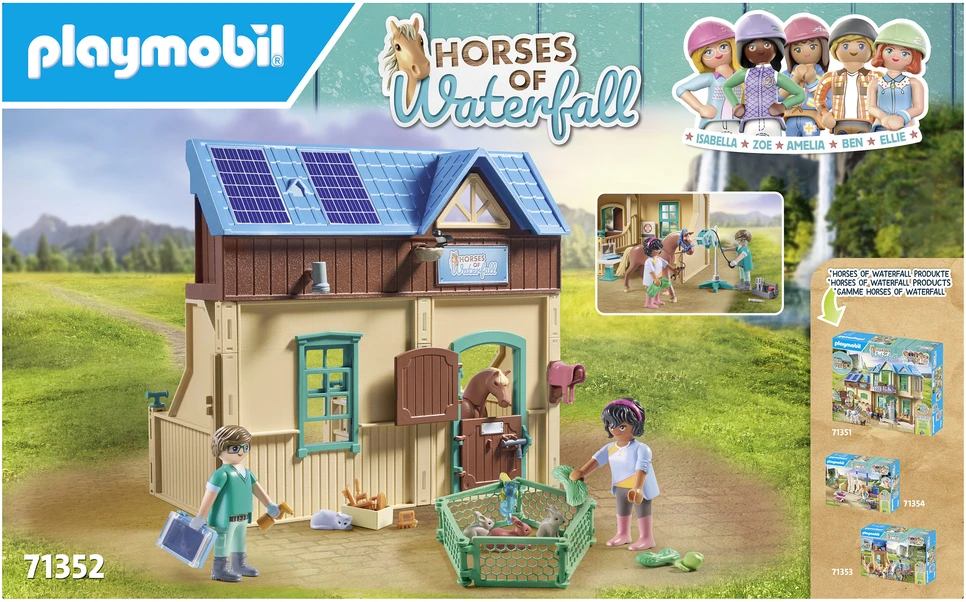 PLAYMOBIL WORLD OF HORSES Jojimo terapija ir veterinaro apžiūra 71352