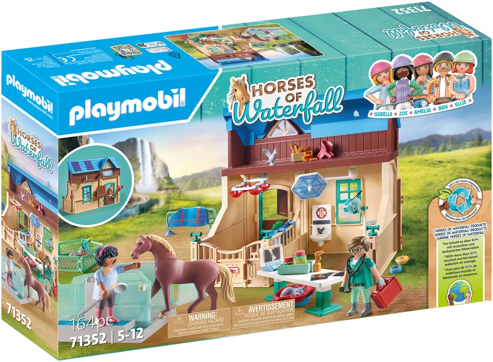 PLAYMOBIL WORLD OF HORSES Jojimo terapija ir veterinaro apžiūra 71352