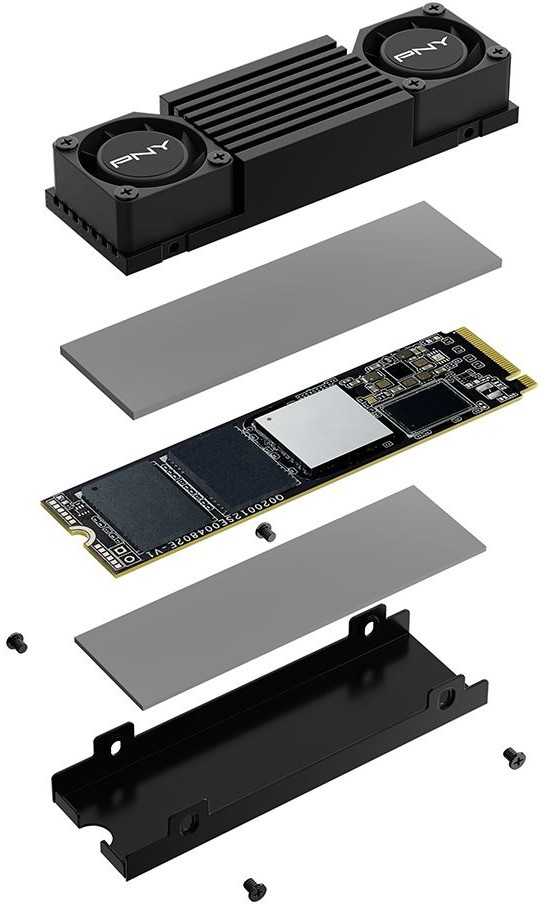 PNY – CS3150 – Vidinis SSD standusis diskas – 2 TB – M.2 NVMe (M280CS3150HS-2TB-RB)