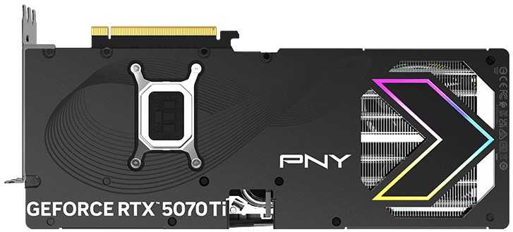 PNY GeForce RTX 5070 Ti EPIC-X RGB Overclocked Triple Fan Plus 16GB GDDR7 DLSS4 vaizdo plokštė (VCG5071T16TFXXPB1-O)