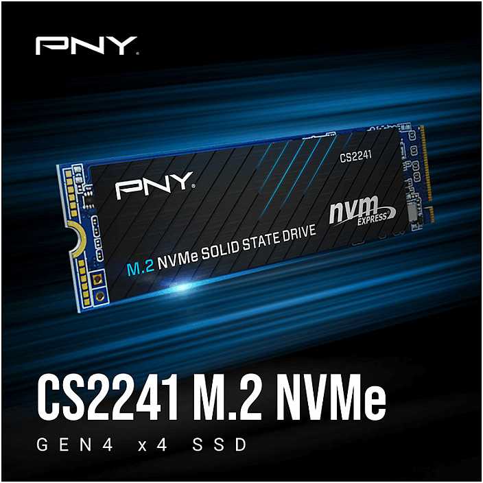 PNY Technologies CS2241 1TB M.2 NVME PCI Express 4.0 3D NAND