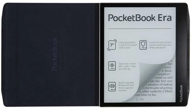 Dėklas PocketBook 700 Era - tamsiai mėlyna etui (HN-QI-PU-700-WB-WW)