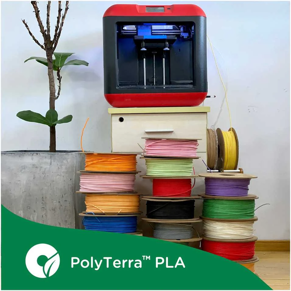 Polymaker PolyTerra PLA - 3kg - 1.75mm - Cotton Baltas