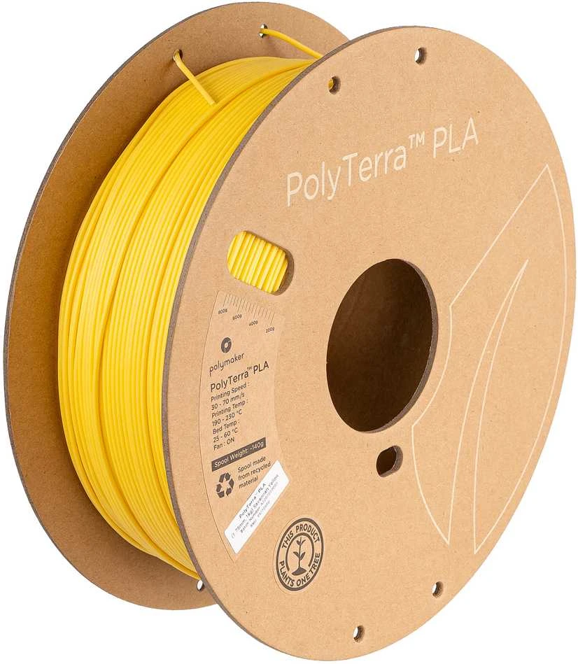 Polymaker PolyTerra PLA - 1kg - 1.75mm - Savannah Geltona