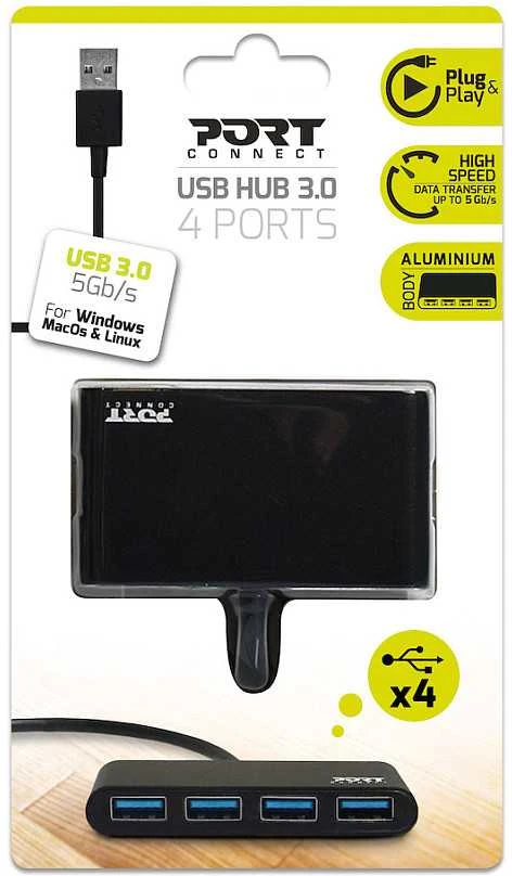 Port Designs PORT CONNECT USB 3.0 HUB 4 jungtys